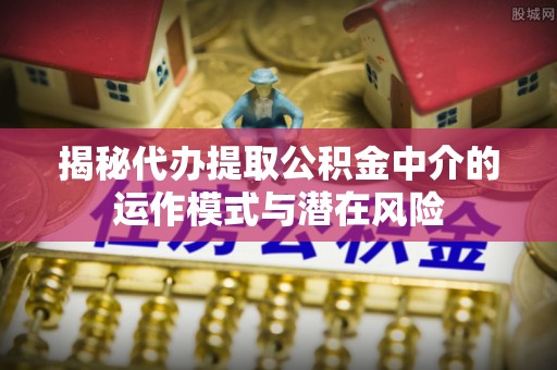 陆良揭秘代办提取公积金中介的运作模式与潜在风险